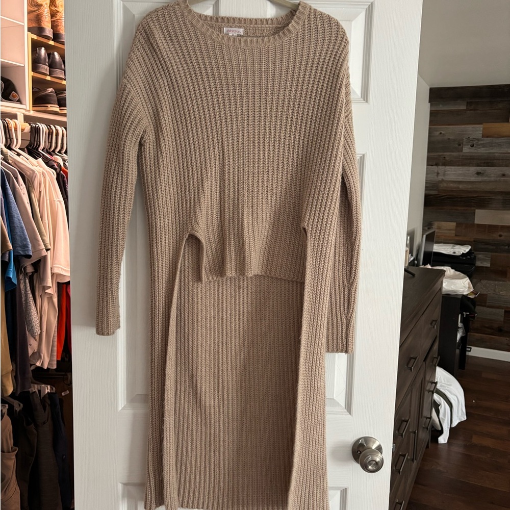 Xhilaration Taupe Knit Sweater
